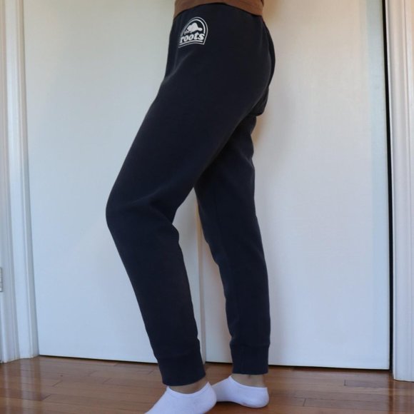 Roots original logo navy sweatpants - Picture 3 of 4